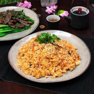 Arroz Frito Vegano con Kimchi